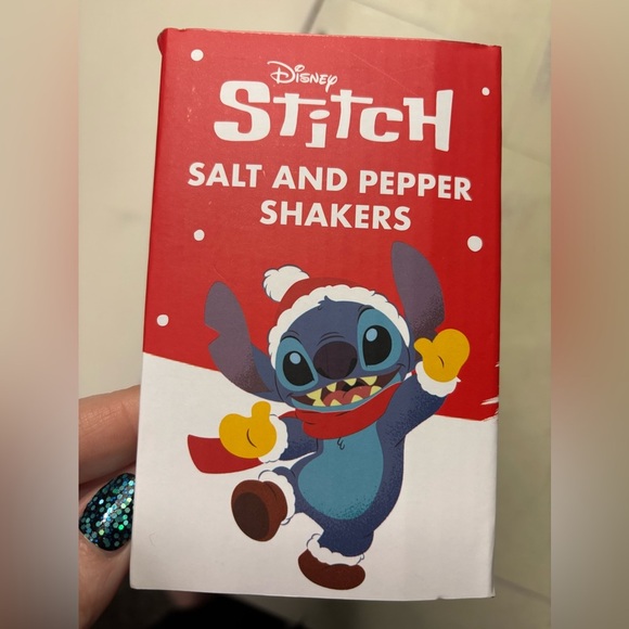 Disney Lilo And Stitch Stitch And Angel Christmas Salt And Pepper Shakers New - Picture 3 of 5